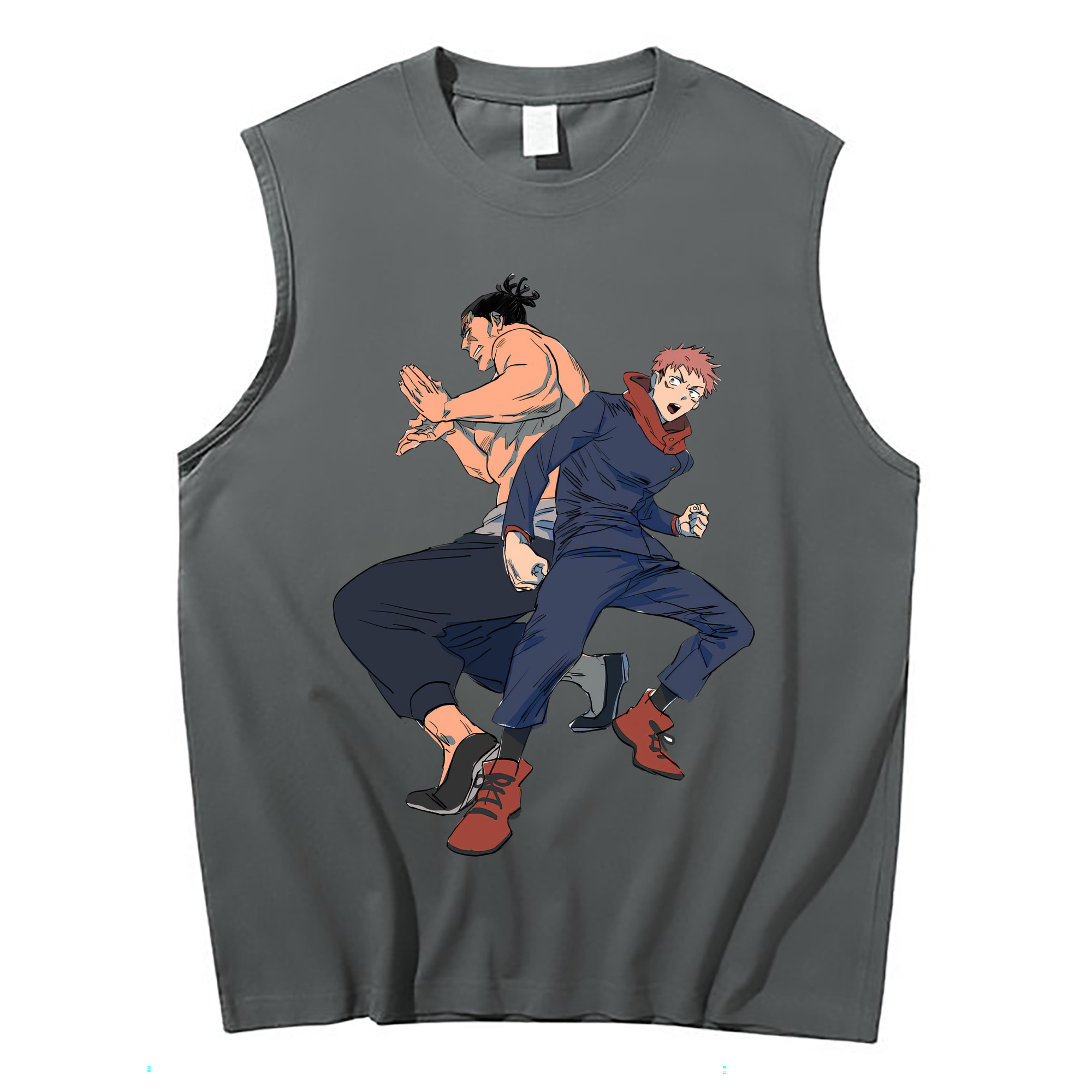 （画像用） 呪術廻戦 Jujutsu Kaisen コットン100％タンクトップ（フロントプリント）